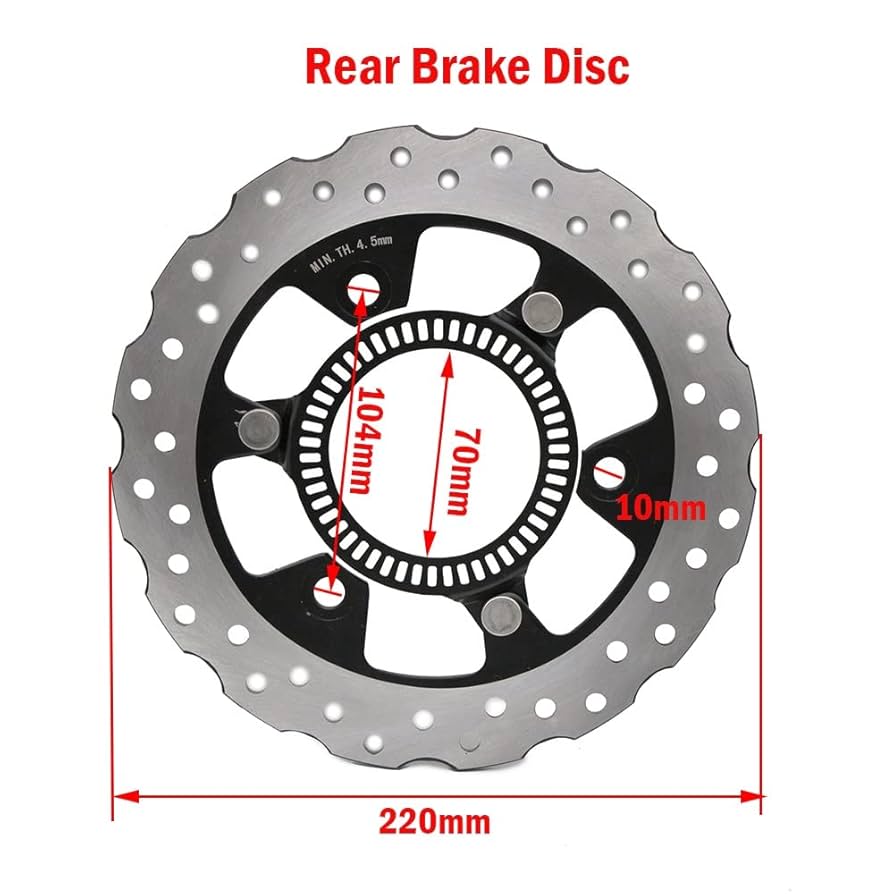 バラ売り可能です、 オートバイ用ブレーキディスク 220 ミリメートルオートバイリア
